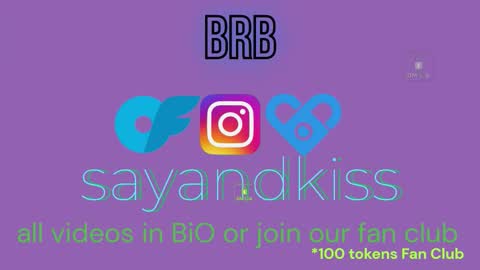 Say and kiss online show from February 5, 3:49 pm