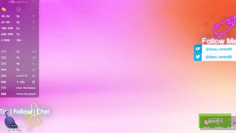 Dean Carter online show from October 7, 10:51 pm