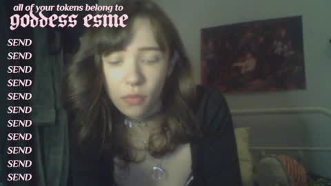 Snapshot of sendforesme chatting on April 4, 11:46 pm goddess esme online show from April 4, 11:46 pm