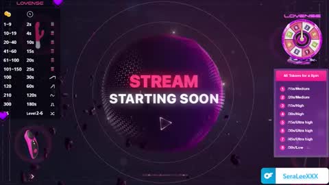 SeraLeeXXX online show from February 19, 6:37 pm