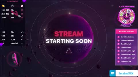 SeraLeeXXX online show from March 18, 6:00 pm