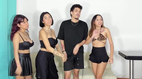 black hair GIORGIA --  redhair RILEY -brown hair APRIL online show from December 5, 7:49 am