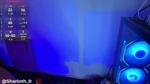 Snapshot of sharloth_0 chatting on July 1, 2:57 am Sharloth online show from July 1, 2:57 am