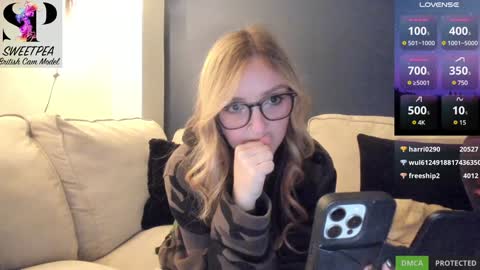 short sweetpea online show from January 10, 9:20 pm