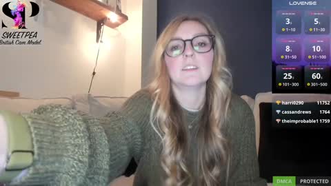 short sweetpea online show from January 23, 5:10 pm