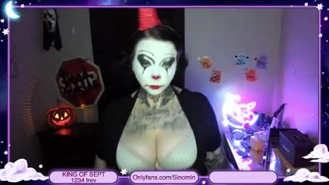 Snapshot of sinominx chatting on October 2, 3:35 am Sinomin online show from October 2, 3:35 am