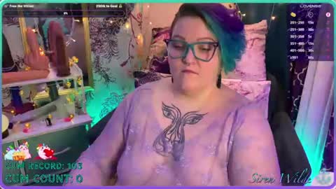 Snapshot of sirenwilde chatting on June 23, 4:21 am Siren Wilde online show from June 23, 4:21 am