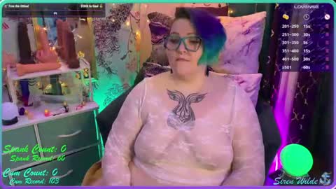 Snapshot of sirenwilde chatting on June 30, 4:13 am Siren Wilde online show from June 30, 4:13 am