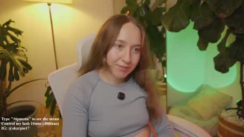 Snapshot of skarpio17 chatting on January 16, 12:03 am Im Scarlett ONLINE 5pm-10pm NYC time online show from January 16, 12:03 am