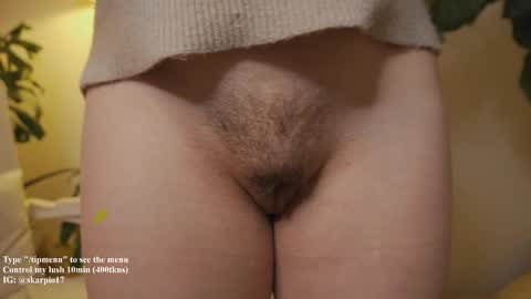 Snapshot of skarpio17 chatting on January 18, 10:52 am Im Scarlett ONLINE 5pm-10pm NYC time online show from January 18, 10:52 am