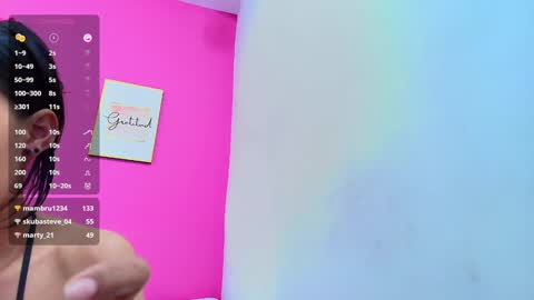 Snapshot of skinnyneighbour_ chatting on January 28, 5:54 am Karla online show from January 28, 5:54 am