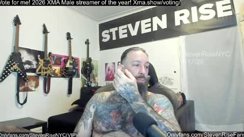 Snapshot of stevenrisenyc chatting on April 19, 11:53 am StevenRiseNYC online show from April 19, 11:53 am
