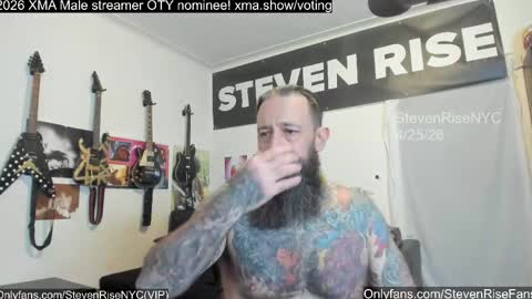 Snapshot of stevenrisenyc chatting on April 27, 11:47 pm StevenRiseNYC online show from April 27, 11:47 pm
