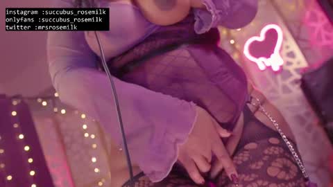 Succubus RoseMilk online show from February 25, 2:47 am