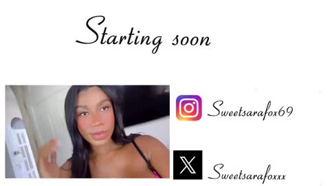 Snapshot of sweetsarafoxxx chatting on October 13, 3:56 pm Sara Sofia Libra online show from October 13, 3:56 pm