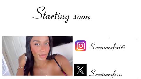 Snapshot of sweetsarafoxxx chatting on October 19, 5:02 pm Sara Sofia Libra online show from October 19, 5:02 pm