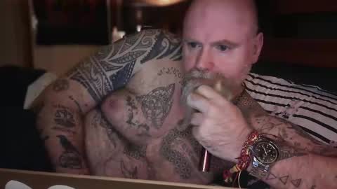 Snapshot of tattooeddilf01 chatting on February 2, 7:23 pm Tattooeddilf 01 online show from February 2, 7:23 pm