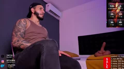 Teo Ferrer online show from September 11, 8:31 pm