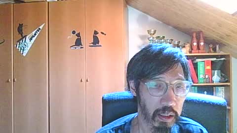 Snapshot of thecat1975 chatting on June 24, 10:36 am thecat1975 online show from June 24, 10:36 am