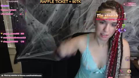 Snapshot of thekinkhouse chatting on October 7, 1:08 pm Goddess Nola online show from October 7, 1:08 pm