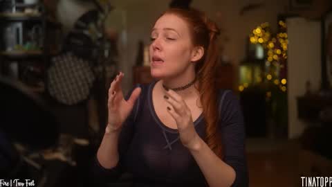 Snapshot of tinatopp chatting on October 23, 5:55 pm Tina -  online show from October 23, 5:55 pm