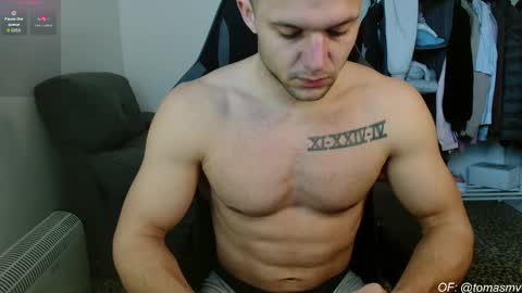 Snapshot of tomasmv chatting on December 22, 10:23 am ONLYFANS50 OFF TODAY online show from December 22, 10:23 am