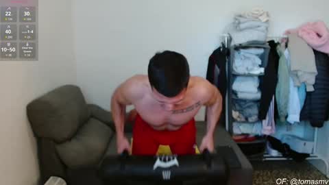 Snapshot of tomasmv chatting on January 14, 10:21 am ONLYFANS50 OFF TODAY online show from January 14, 10:21 am