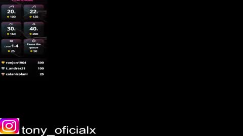 Snapshot of tony_newmen chatting on February 9, 7:19 pm tony online show from February 9, 7:19 pm