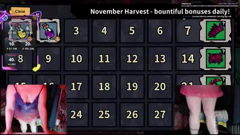 VelvetineSiren online show from November 29, 9:45 am