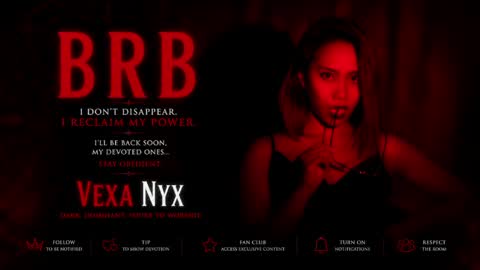 Vexa Nyx online show from June 3, 2:08 pm