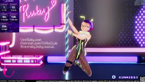 Vex Ruby online show from January 3, 1:05 am