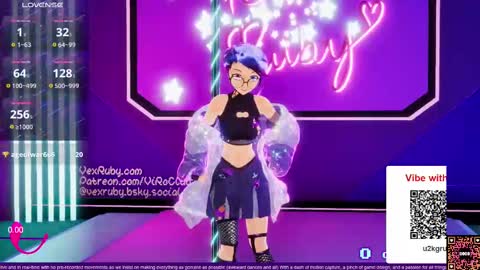 Vex Ruby online show from September 21, 12:12 am