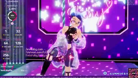 Vex Ruby online show from November 9, 1:04 am