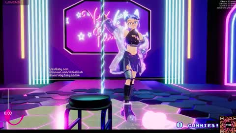 Snapshot of vexruby chatting on March 29, 12:10 am Vex Ruby online show from March 29, 12:10 am