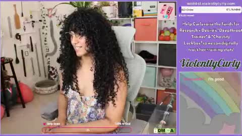 Snapshot of violentlycurly chatting on July 28, 10:09 pm Curly the Coin Operated Toy online show from July 28, 10:09 pm