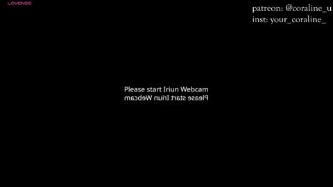 Snapshot of your_coraline_ chatting on October 7, 7:38 am your_coraline_ online show from October 7, 7:38 am