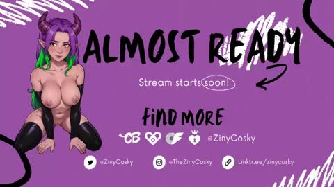 Ziny Cosky online show from April 13, 2:50 am