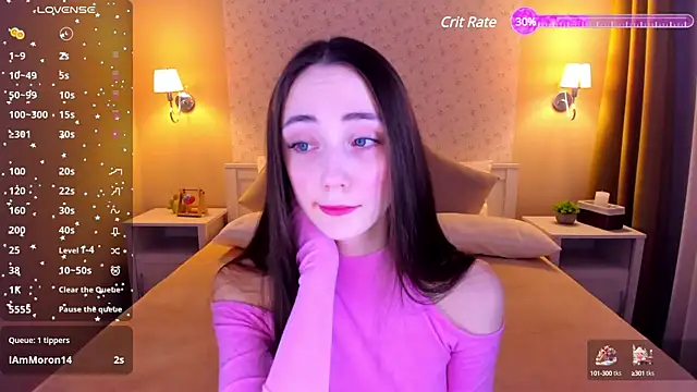 Snapshot of Lexi_Split chatting on February 8, 8:42 am Lexi Split online show from February 8, 8:42 am