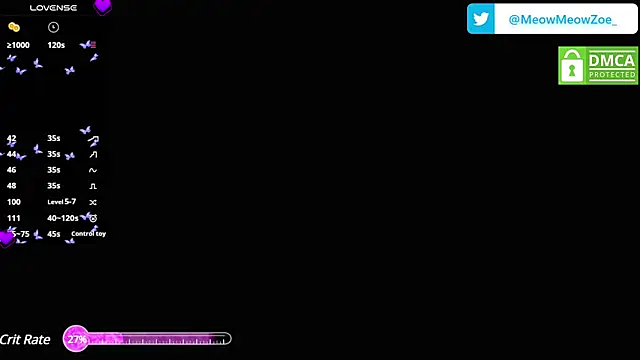 MeowMeowZoe online show from January 17, 12:31 pm