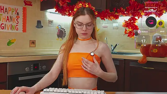 Katy  Ethereal online show from November 28, 3:20 am