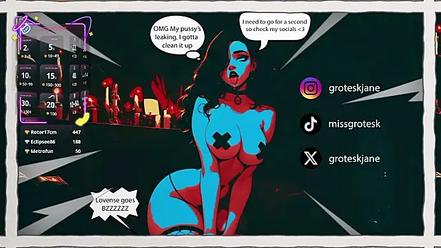 GroteskJane online show from February 21, 10:00 pm