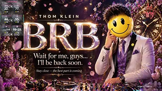 Snapshot of thomklein chatting on May 22, 8:03 pm thomklein online show from May 22, 8:03 pm