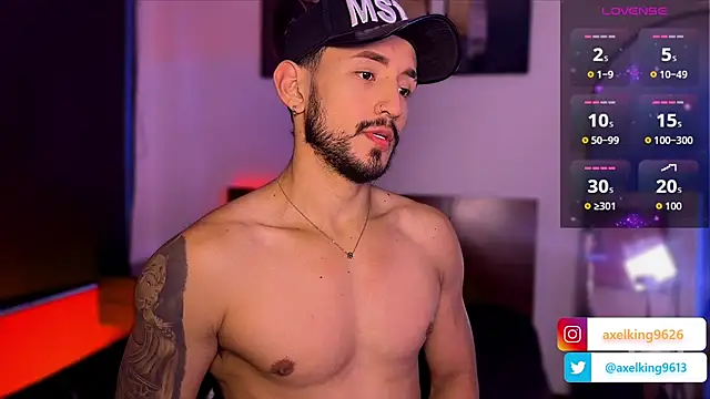 AxelKing1326 online show from April 13, 10:15 pm