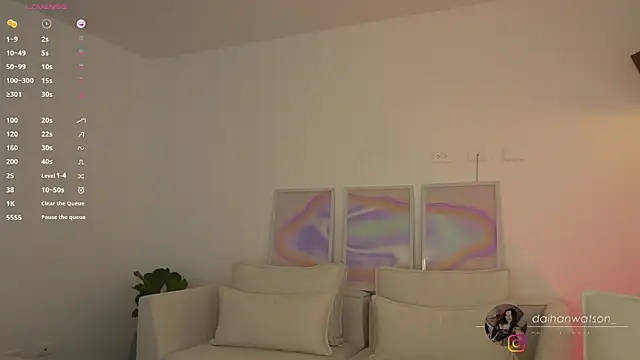 Daihanwatson  online show from February 4, 4:39 pm