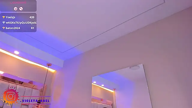 VioletaAbel online show from February 10, 5:30 pm