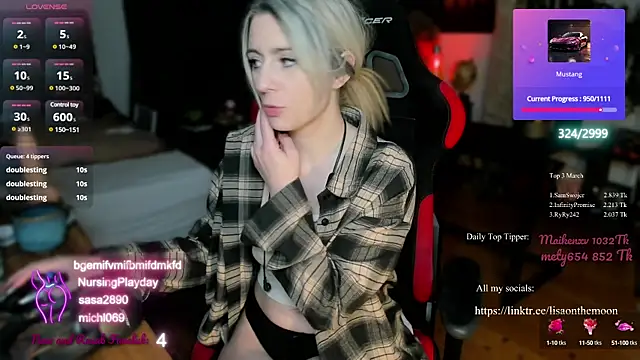 Lisaonthemoon online show from March 14, 12:54 am