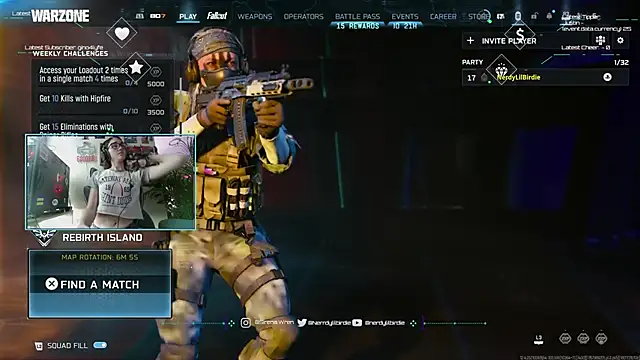 Nerdylilbirdie online show from January 9, 8:54 pm