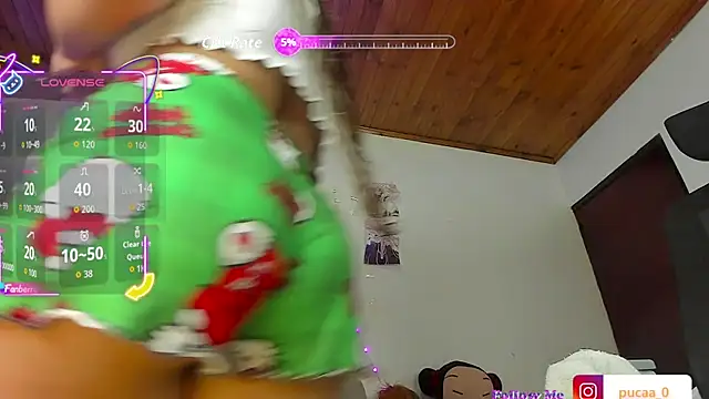 Snapshot of Pucaa_ chatting on February 20, 1:57 am Pucaa online show from February 20, 1:57 am