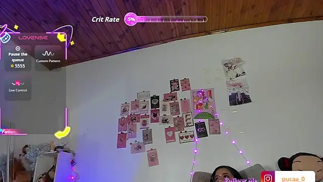 Snapshot of Pucaa_ chatting on February 21, 3:07 am Pucaa online show from February 21, 3:07 am