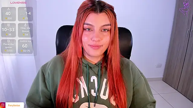 Snapshot of Fieryfenixx chatting on January 30, 8:21 pm Fieryfenixx online show from January 30, 8:21 pm